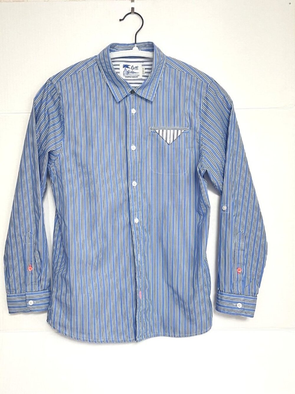 New without Tag Scotch & Soda boys cotton Dress shirt 10